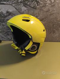 casco sci + occhiali