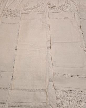 asciugamani vintage lino/tela grezza