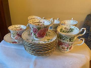 Tazze da tea per 10, Royal Albert Fleur de Mois