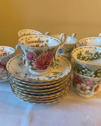 Tazze da tea per 10, Royal Albert Fleur de Mois