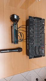 MIXER AUDIO GBC RQ5040-10+MICROFONO CHIAYO R-10000