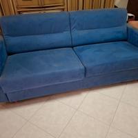 Divano letto Chateau d'ax 3 posti blu NUOVO
