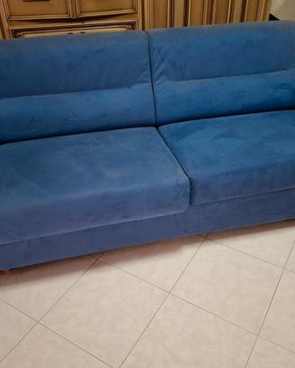Divano letto Chateau d'ax 3 posti blu NUOVO