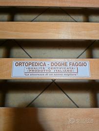 Rete ortopedica matrimoniale - doghe faggio