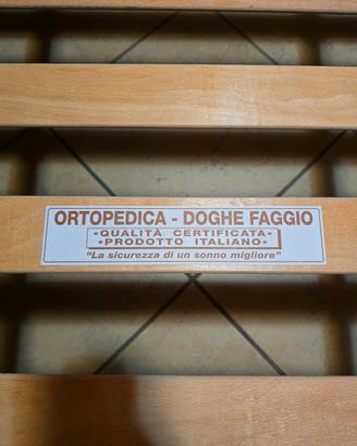 Rete ortopedica matrimoniale - doghe faggio