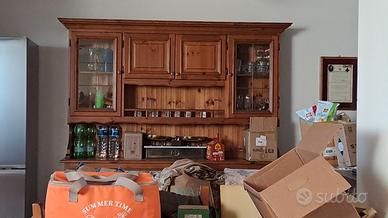 credenza in pino
