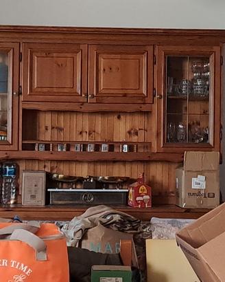 credenza in pino