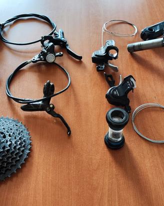 gruppo Shimano xt 2x10v 