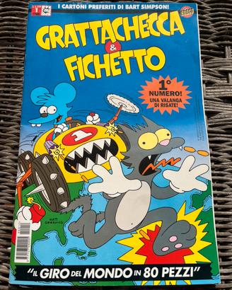 Raro fumetto 1999 GRATTACHETTA & FICHETTO #1