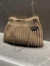 Borsa artigianale fatta a mano in cordino