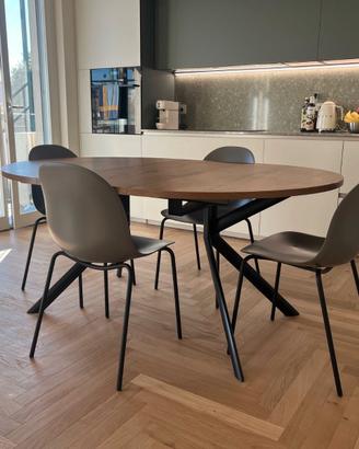 Tavolo Giove + 4 Sedie Academy Calligaris
