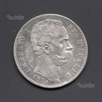 Umberto i - 5 lire 1879