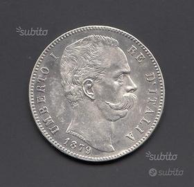 Umberto i - 5 lire 1879