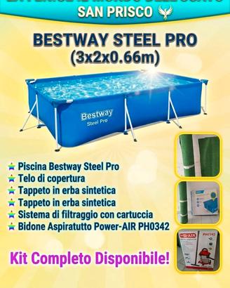 Piscina Bestway Steel Pro