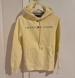 Felpa gialla tommy hilfigher