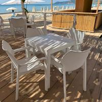 Tavoli in alluminio per esterno