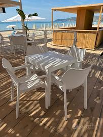 Tavoli in alluminio per esterno