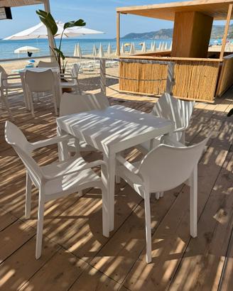 Tavoli in alluminio per esterno