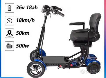 Scooter Elettrico a 4 Ruote anziani