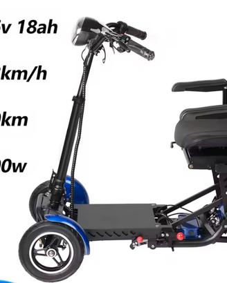 Scooter Elettrico a 4 Ruote anziani