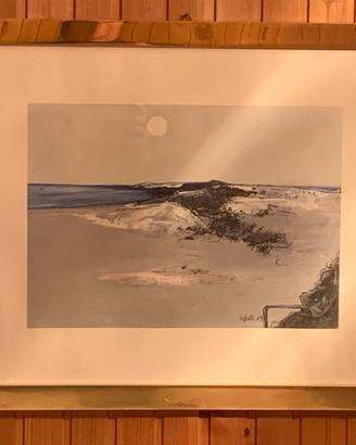 Quadro con panorama marino