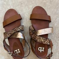 Sandali Rocco Barocco oro e marrone