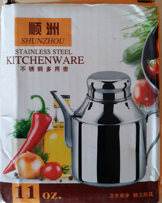 Contenitori per olio/aceto in acciaio Inox 250 ml