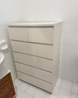 Cassettiera con 6 cassetti - IKEA MALM
