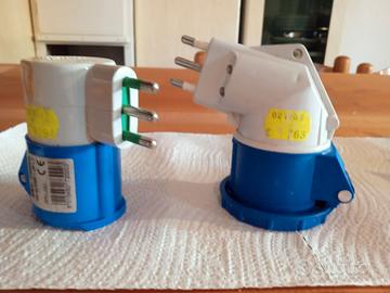 Gruppo prese elettriche per cantieri