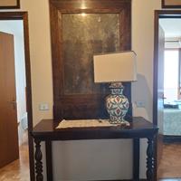 Consolle con speccho antico in legno massello