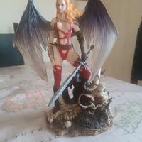 statua in resina guerra alata 