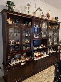 Parete attrezzata classica in legno