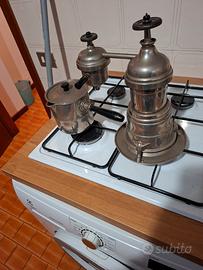 macchina caffe vintage + bollitore