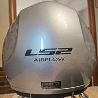 Casco motoLS2 Airflow argentotaglia S colore m