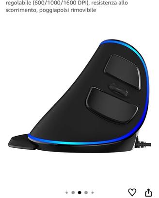 Mouse Ergonomico Verticale