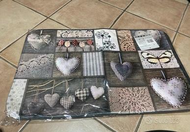 Tappeto antiscivolo shabby 50x80cm nuovo