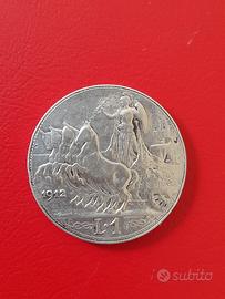 1 Lira 1912 argento 