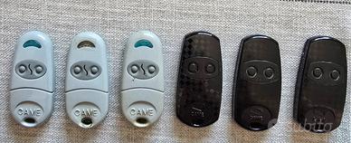 6 TELECOMANDI CAME 2 CANALI