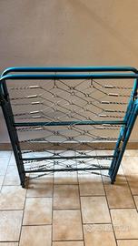 Letto pieghevole 1 piazza in metallo – compatto