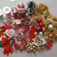 Set molto grande di addobbi natalizi 78 pezzi + 35
