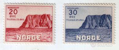 Francobolli Norvegia Polo Nord serie 1938 MNH