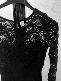 Vestito - Mini dress in pizzo nero H&M