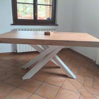 Tavolo Allung. Rovere 160/240 cm + 4 Sedie nordich