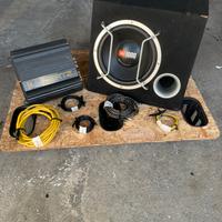 Subwoofer JBL  + Amplificatore Hertz e Cavi