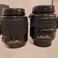Obiettivi Nikon 55-200 e 18-55