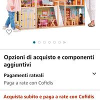 Casa delle bambole kidkraft+set bambole in legno