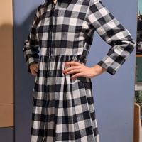 Vestito in cotone, trama a scacchi