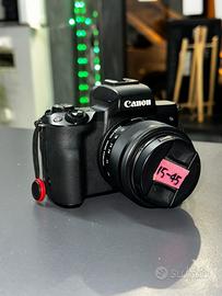 Canon m50 + canon ef-m 15-45mm f/3.5-6.3 IS STM
