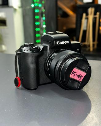 Canon m50 + canon ef-m 15-45mm f/3.5-6.3 IS STM