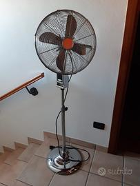 Ventilatore con Piantana cromato 